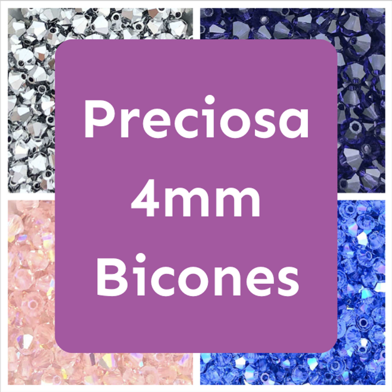 4mm Preciosa Bicones